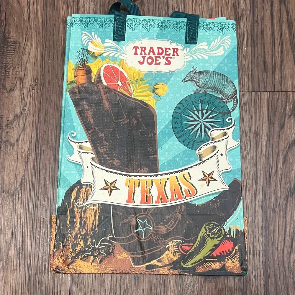 Trader Joe's TEXAS Mystery Bag Reusable Tote Bag